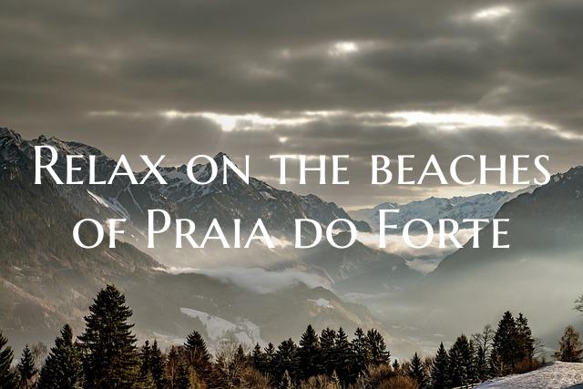 Relax on the beaches of Praia do Forte